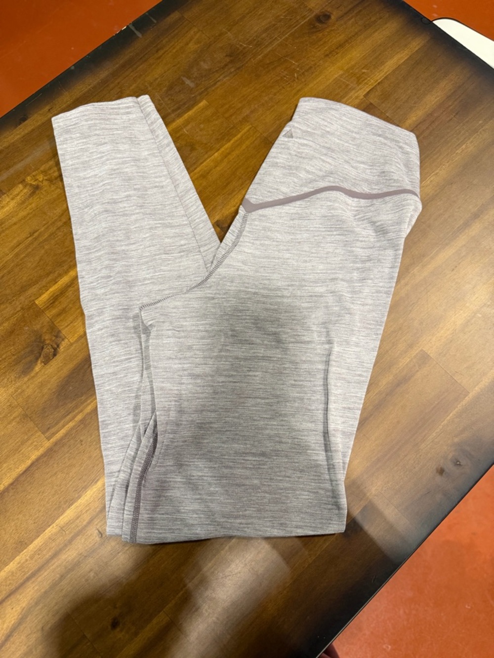Women’s Light Heather Gray Seamless Performance Leggings